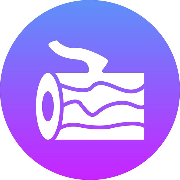 Ilustración del icono vectorial del árbol del conjunto de iconos de otoño