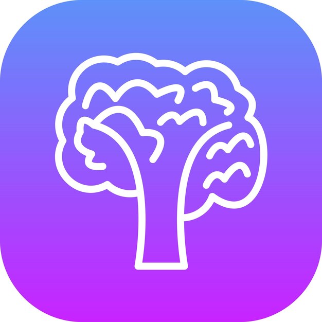 Vector ilustración del icono vectorial del árbol cubierto de nieve del conjunto de iconos del tiempo