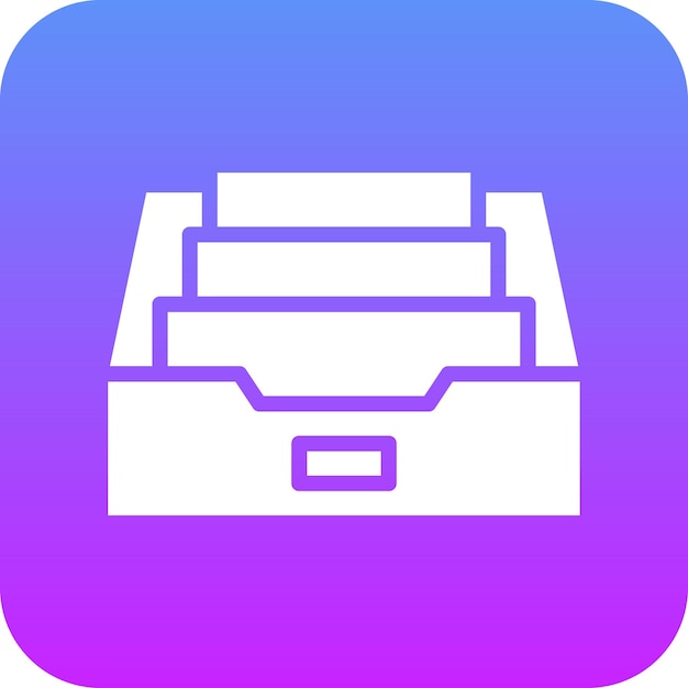 Ilustración del icono vectorial del archivo del conjunto de iconos de la biblioteca