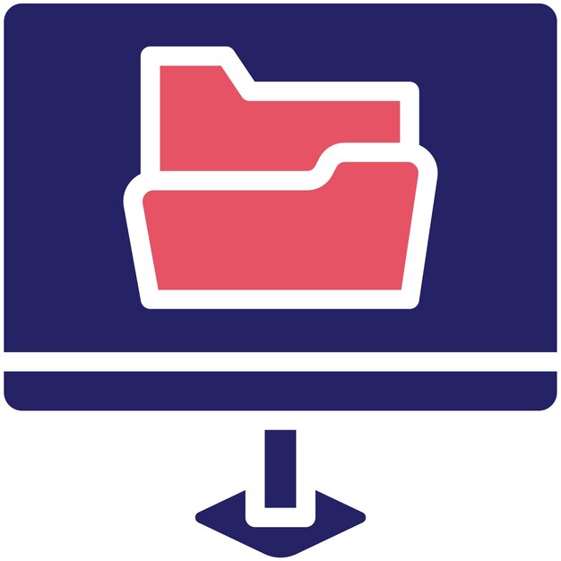 Ilustración de icono vectorial de archivo de un conjunto de iconos de marketing en línea