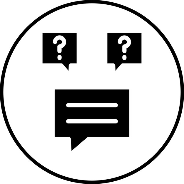 Ilustración del icono vectorial de Ask For Help del conjunto de iconos de habilidades para la vida