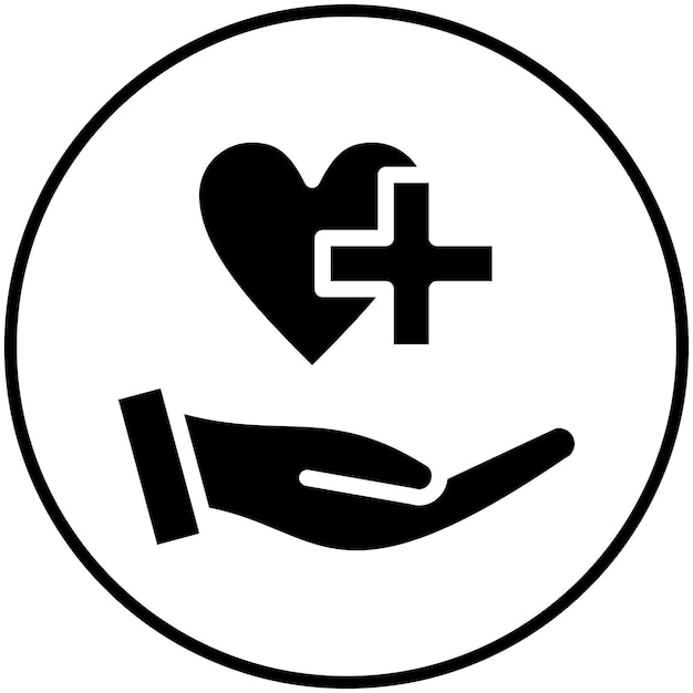 Ilustración del icono vectorial de atención médica del conjunto de iconos de Gig Economy
