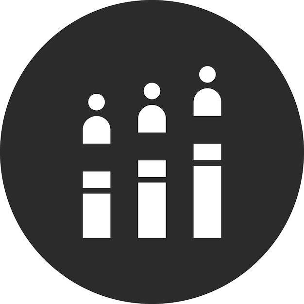 Ilustración del icono vectorial de Audience Insight del conjunto de iconos de marketing digital