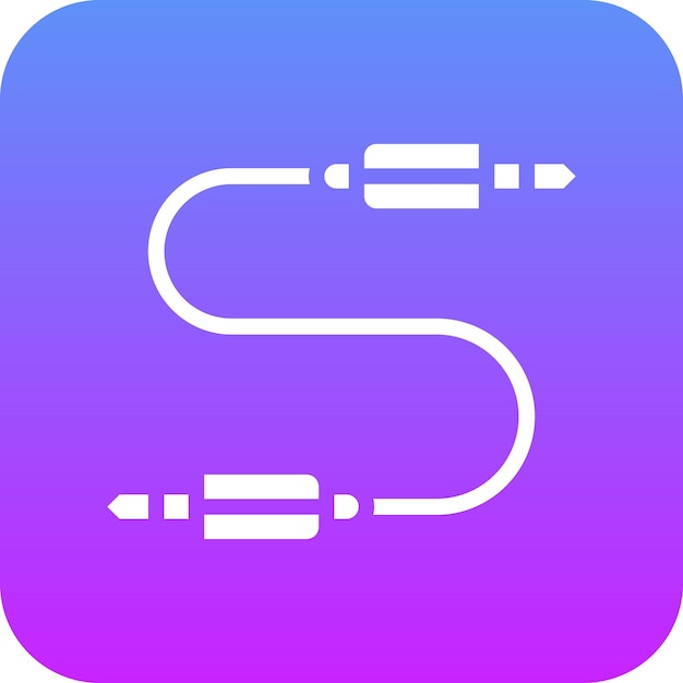 Ilustración del icono vectorial de audio del conjunto de iconos de computadora y hardware