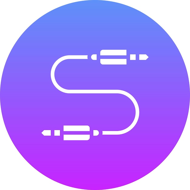 Ilustración del icono vectorial de audio del conjunto de iconos de computadora y hardware