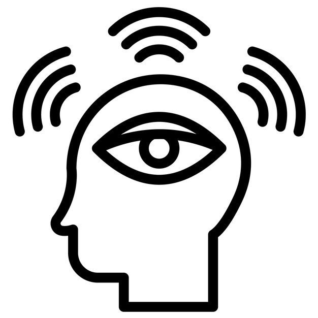 Ilustración del icono vectorial de autoconciencia del conjunto de iconos de habilidades para la vida