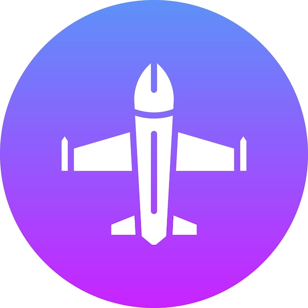 Vector ilustración del icono vectorial de avión del conjunto de iconos de aviación