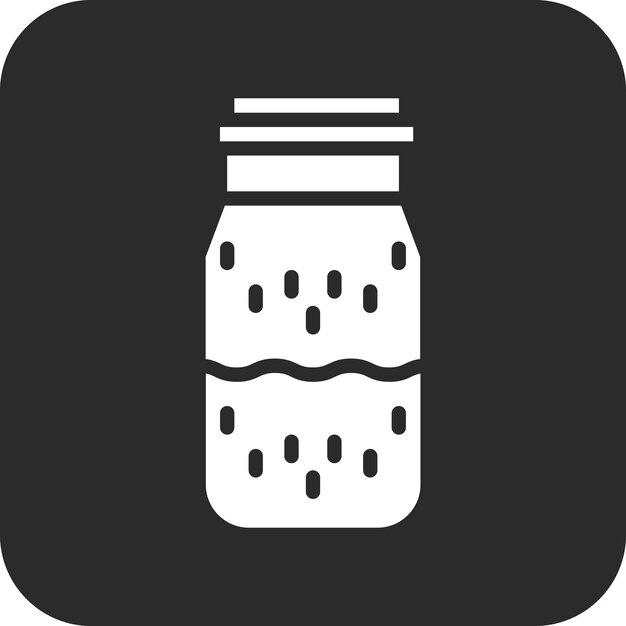 Ilustración del icono vectorial de azúcar del conjunto de iconos de mañanas y desayunos