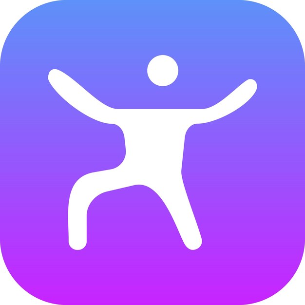 Ilustración de icono vectorial de baile del conjunto de iconos de limpieza