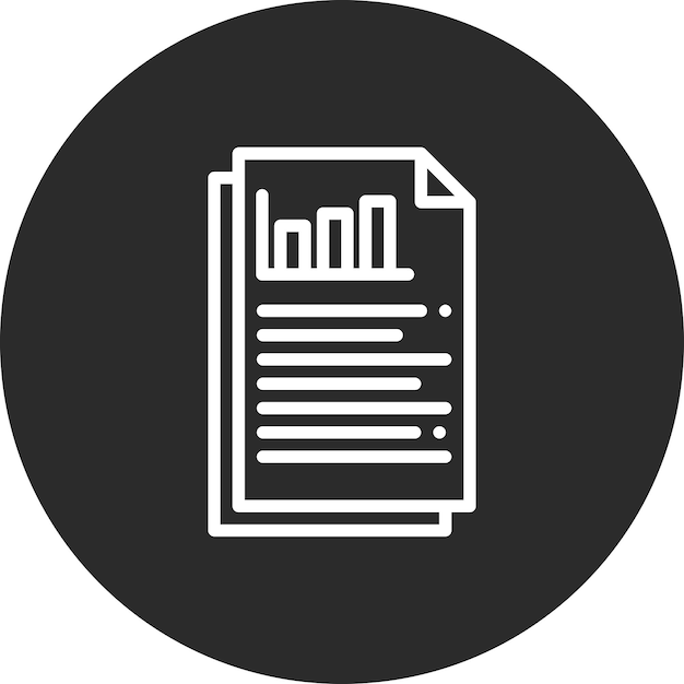 Ilustración del icono vectorial del balance del conjunto de iconos contables
