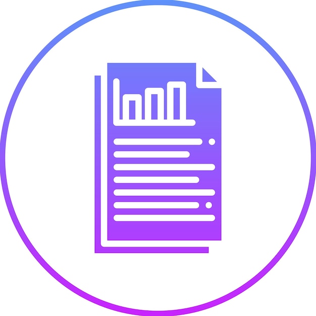 Ilustración del icono vectorial del balance del conjunto de iconos contables