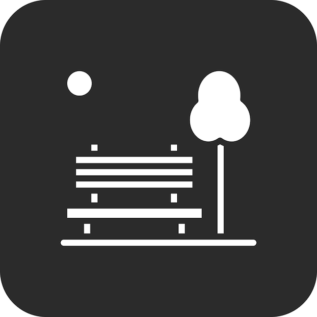 Ilustración del icono vectorial del banco del conjunto de iconos del pueblo