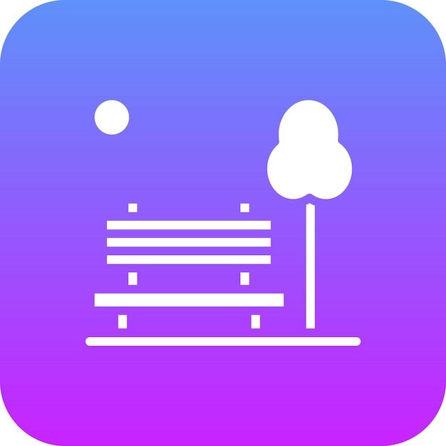 Ilustración del icono vectorial del banco del conjunto de iconos del pueblo