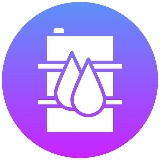 Ilustración del icono vectorial del barril del conjunto de iconos de Pilates