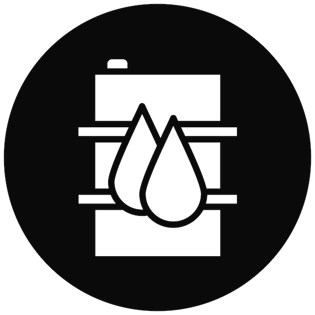 Ilustración del icono vectorial del barril del conjunto de iconos de Pilates