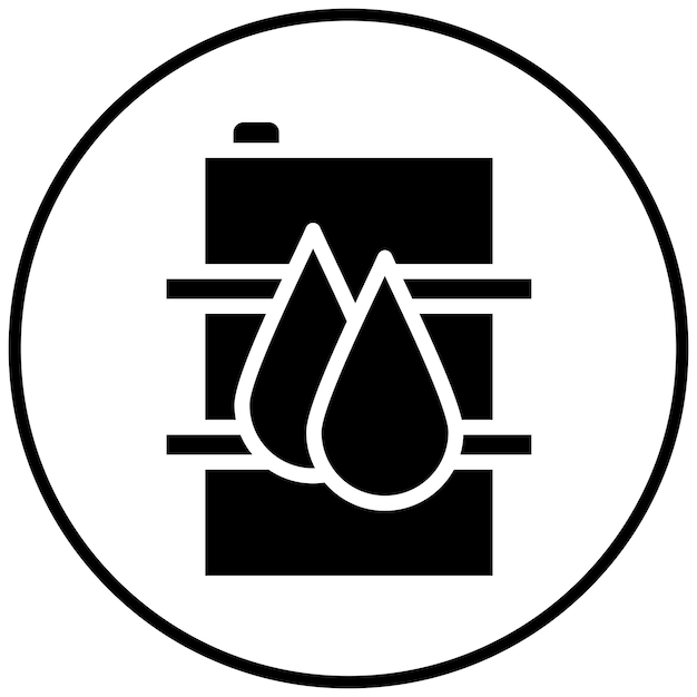 Ilustración del icono vectorial del barril del conjunto de iconos de Pilates