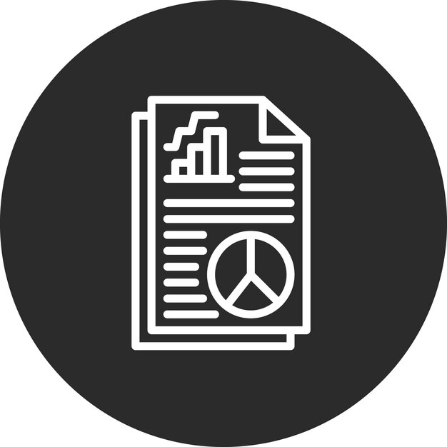 Ilustración del icono vectorial de la base de datos financiera del conjunto de iconos de contabilidad