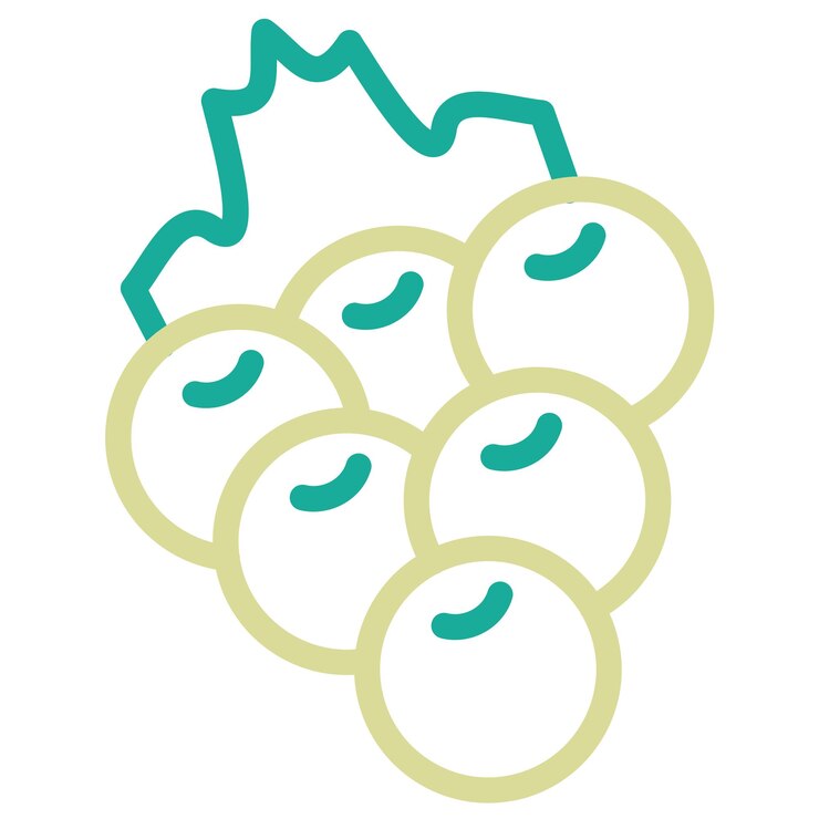 Vector ilustración del icono vectorial de las bayas del conjunto de iconos de otoño