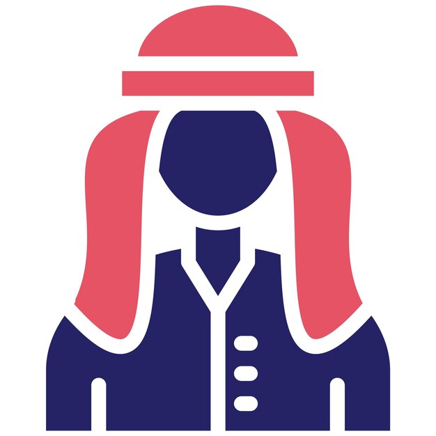 Ilustración del icono vectorial beduino del conjunto de iconos del desierto