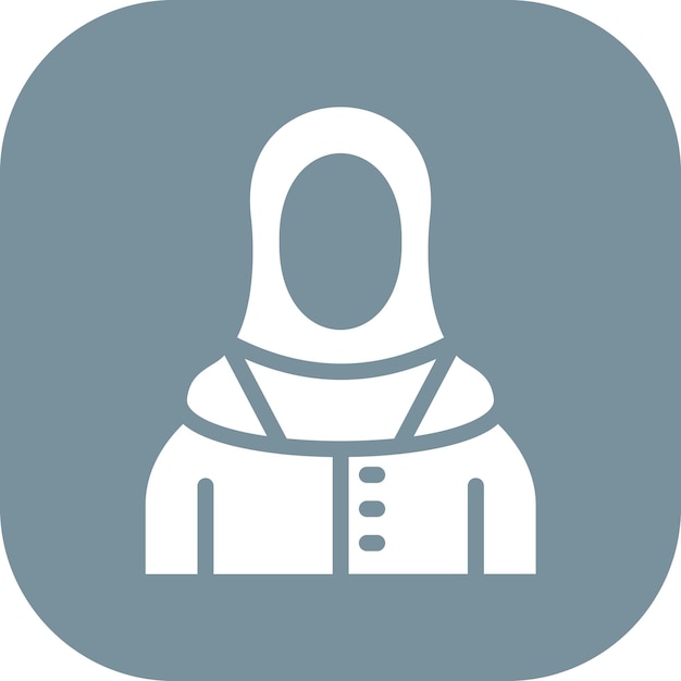 Ilustración de icono vectorial beduino femenino del conjunto de iconos del desierto