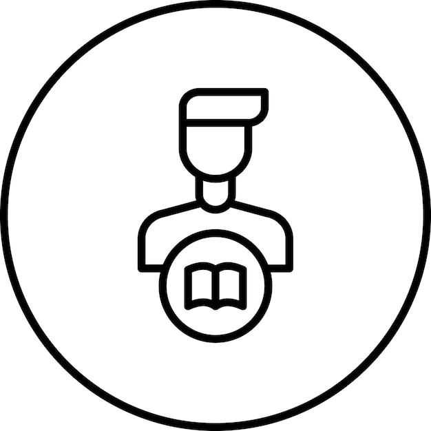 Ilustración del icono vectorial de la biblioteca del conjunto de iconos de la biblioteca