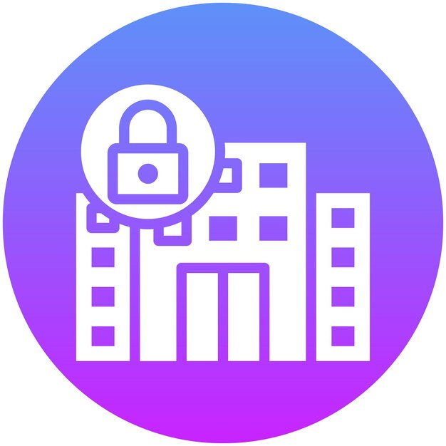 Ilustración del icono vectorial de bloqueo del conjunto de iconos de protestas y desobediencia civil