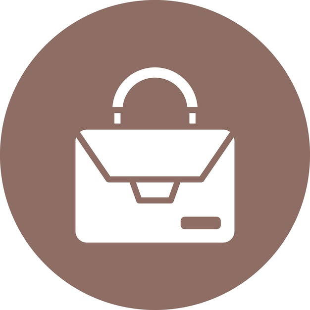 Ilustración del icono vectorial de la bolsa de la cámara del conjunto de iconos de fotografía