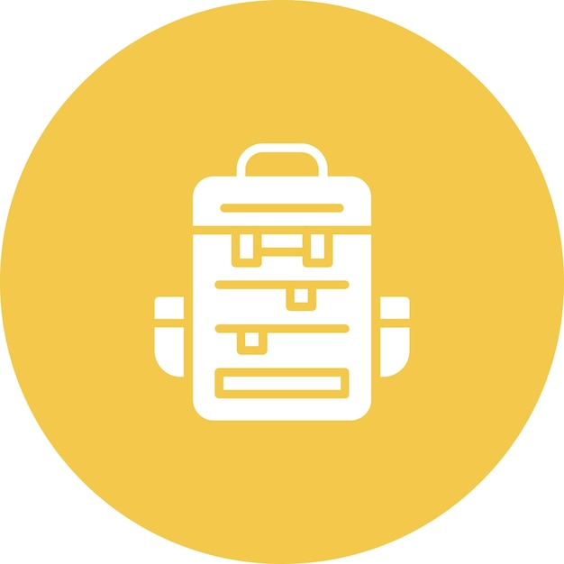 Ilustración del icono vectorial de la bolsa del conjunto de iconos de moda