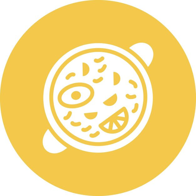 Ilustración del icono vectorial de Borscht del conjunto de iconos de World Cuisine
