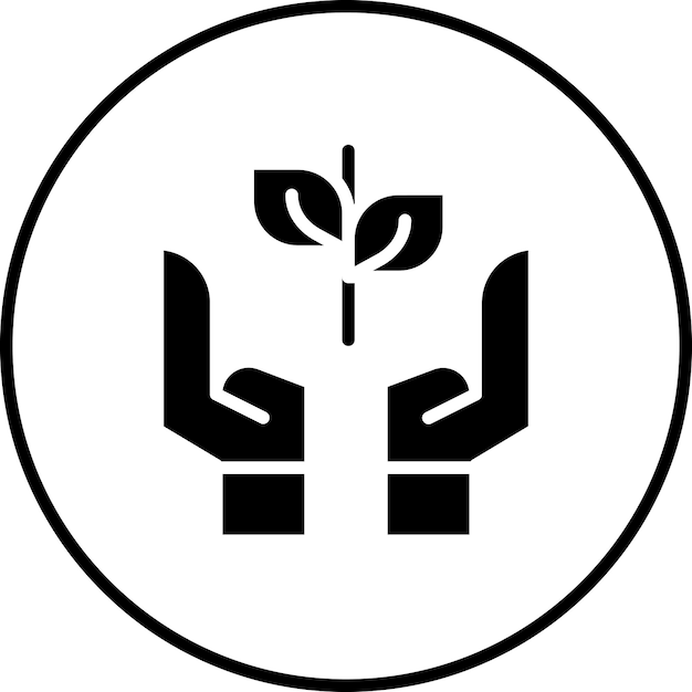 Ilustración del icono vectorial botánico del conjunto de iconos de educación