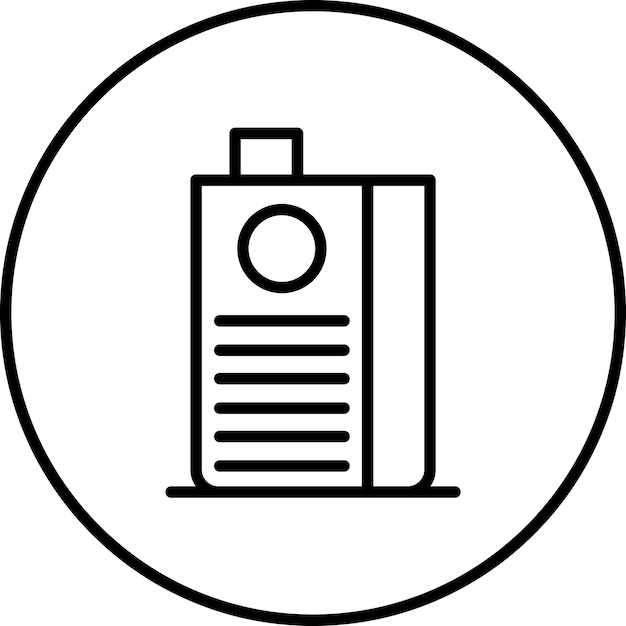 Ilustración del icono vectorial de botellas de leche del conjunto de iconos de agricultura