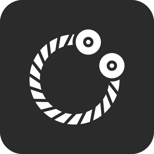 Ilustración del icono vectorial del brazalete del conjunto de iconos de moda