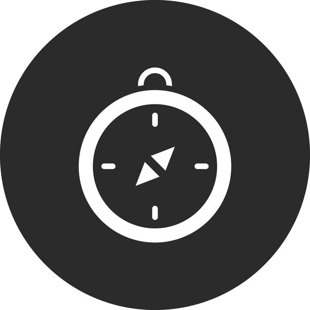 Ilustración del icono vectorial de la brújula del conjunto de iconos de inicio de negocio