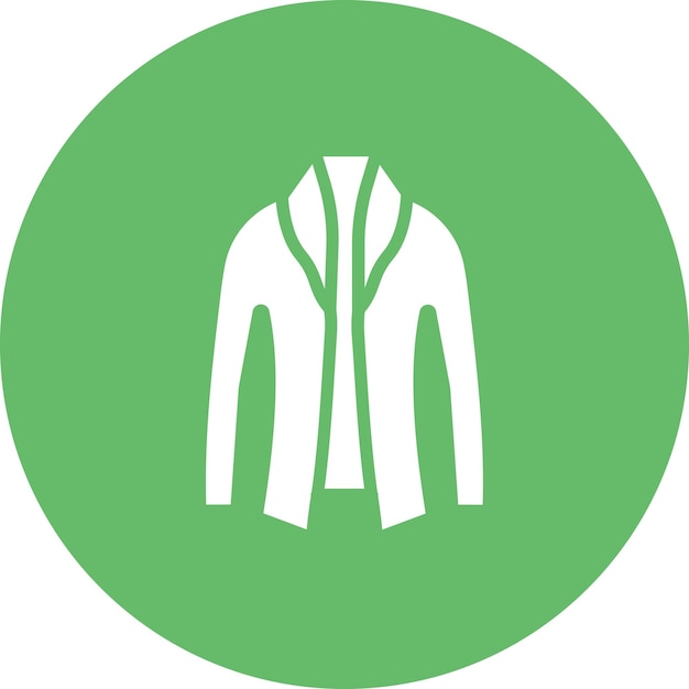 Ilustración del icono vectorial de Business Coat del conjunto de iconos de Business