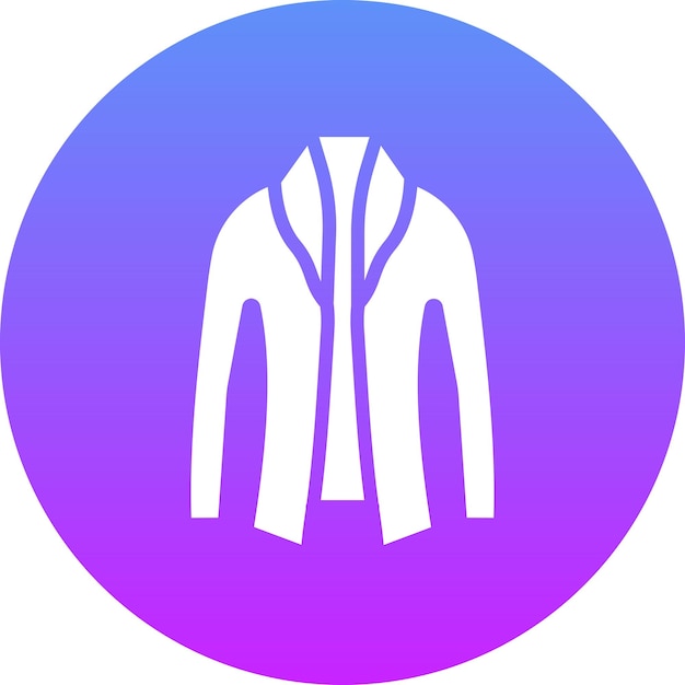 Ilustración del icono vectorial de Business Coat del conjunto de iconos de Business