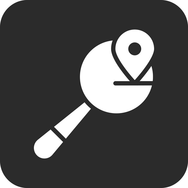 Ilustración del icono vectorial de búsqueda del conjunto de iconos SEO y SEM