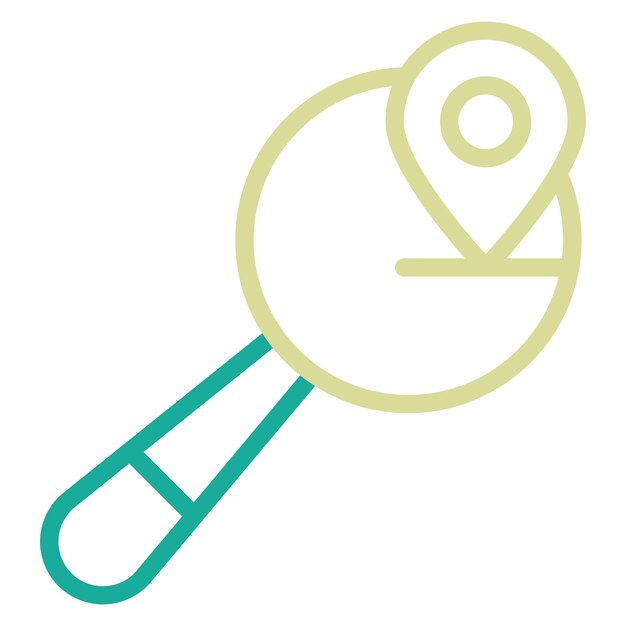 Ilustración del icono vectorial de búsqueda del conjunto de iconos SEO y SEM