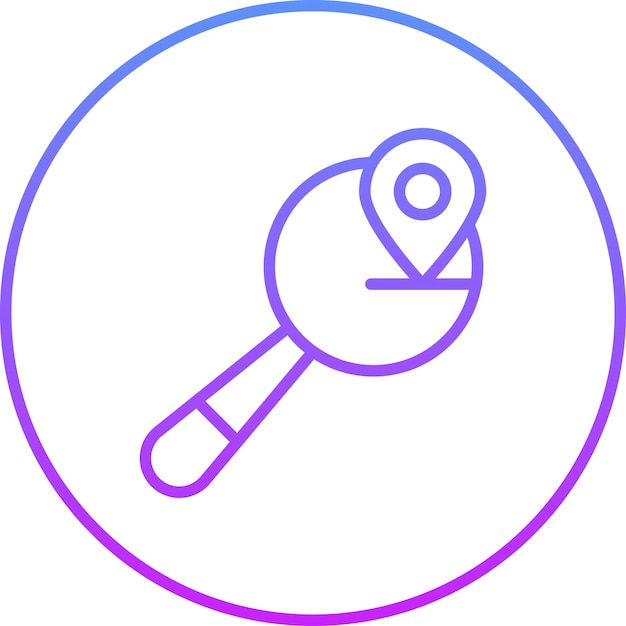 Ilustración del icono vectorial de búsqueda del conjunto de iconos SEO y SEM