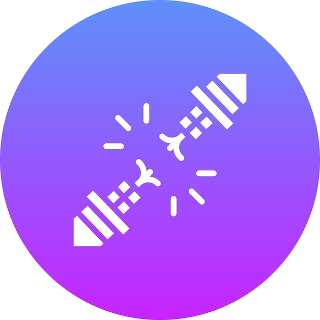 Ilustración del icono vectorial del cable roto del conjunto de iconos de herramientas eléctricas