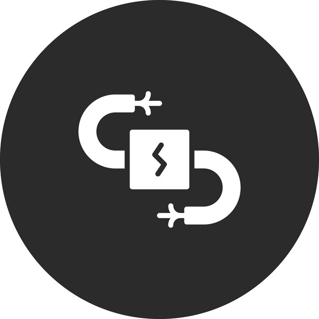 Ilustración del icono vectorial de cableado del conjunto de iconos de herramientas eléctricas