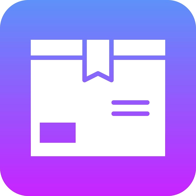 Ilustración del icono vectorial de la caja del conjunto de iconos de inicio de negocio