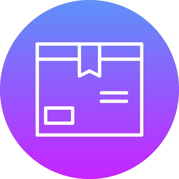 Ilustración del icono vectorial de la caja del conjunto de iconos de inicio de negocio