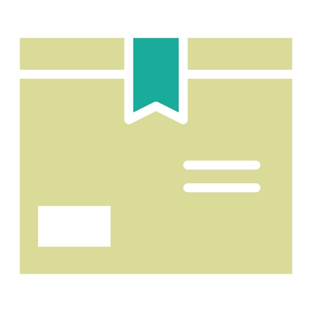 Ilustración del icono vectorial de la caja del conjunto de iconos de inicio de negocio