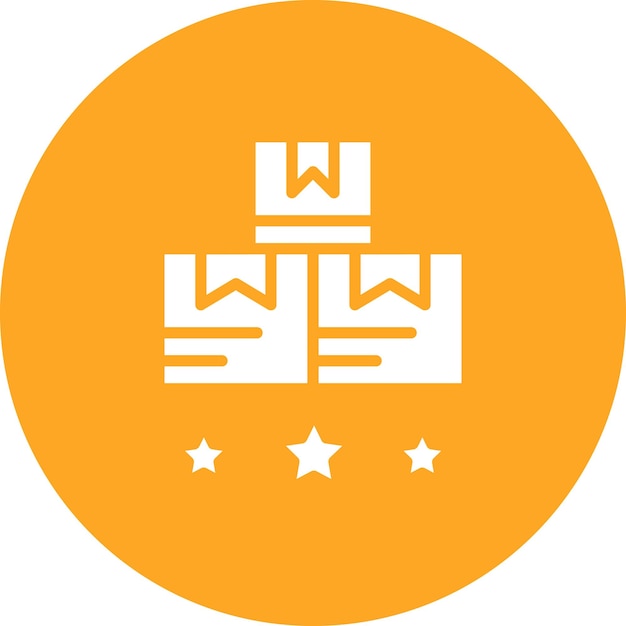 Ilustración del icono vectorial de calificación de productos del conjunto de iconos de comercio electrónico