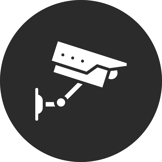 Ilustración del icono vectorial de la cámara del conjunto de iconos de Mall