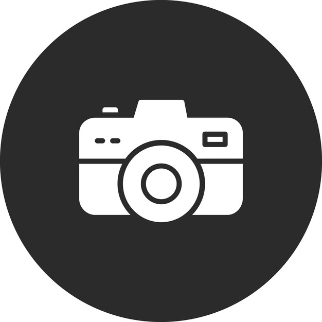 Ilustración del icono vectorial de la cámara del conjunto de iconos de verano