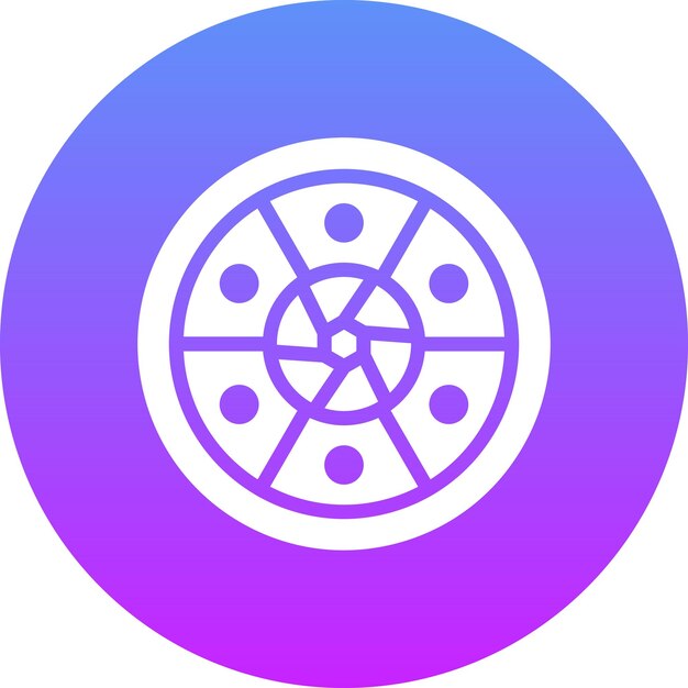Ilustración del icono vectorial de la cámara Fisheye del conjunto de iconos de fotografía