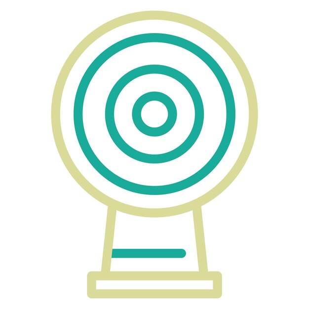 Ilustración del icono vectorial de la cámara web inteligente del conjunto de iconos del hogar inteligente