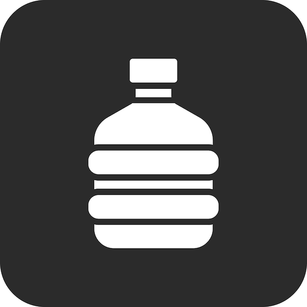 Ilustración del icono vectorial de la cantina de agua del icono del Oeste Salvaje