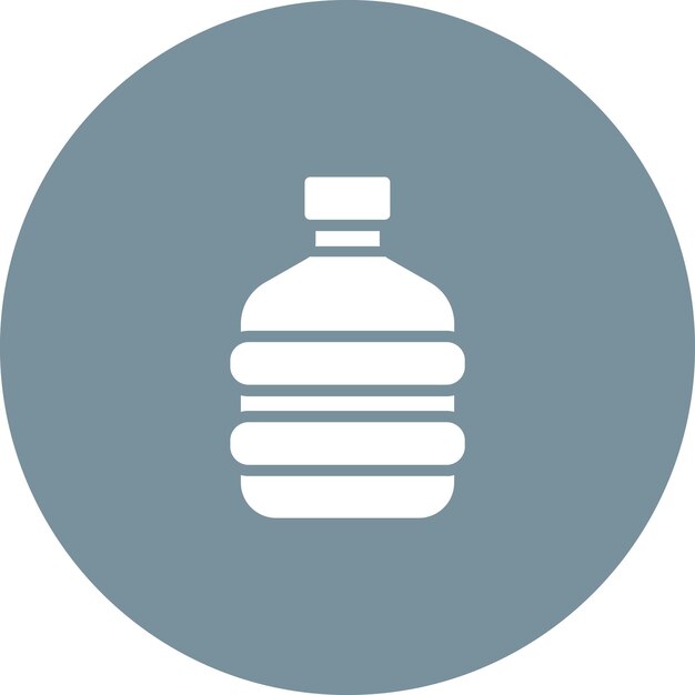 Ilustración del icono vectorial de la cantina de agua del icono del Oeste Salvaje